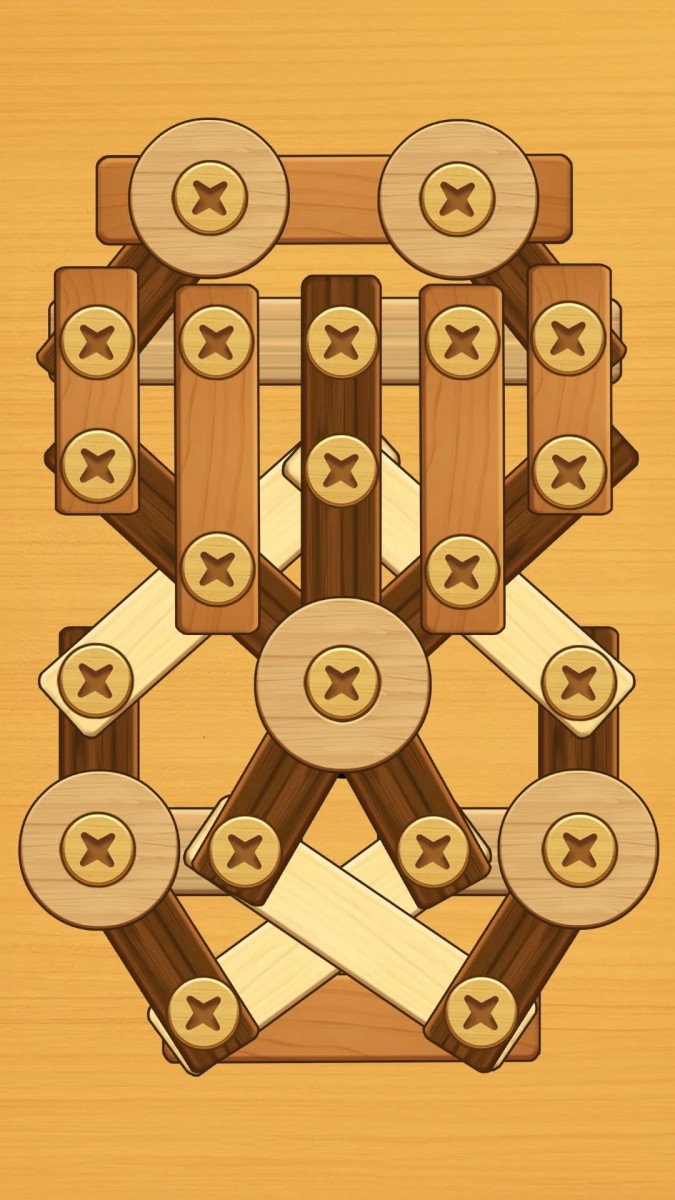 Screw Puzzle: Wood Nut & Bolt™