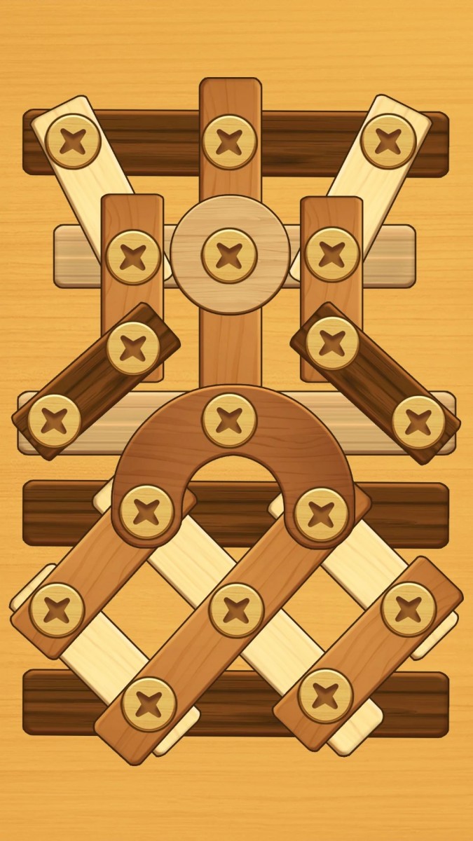 Screw Puzzle: Wood Nut & Bolt™
