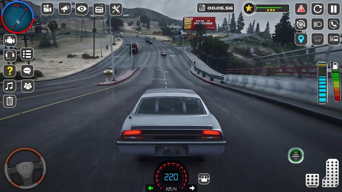 Car Driving Traffic Simulator