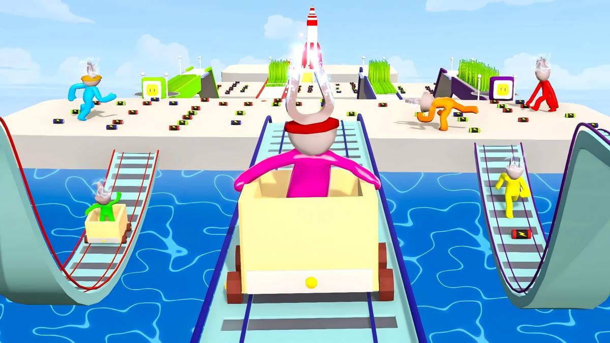 Head Connector Plug Race Game